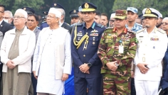 রাষ্ট্রীয় মর্যাদায় বীর মুক্তিযোদ্ধা ও সাবেক বিমান বাহিনী প্রধান এ কে খন্দকারের শেষকৃত্য