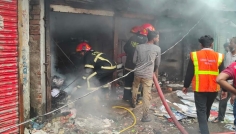 সোনারগাঁওয়ে অগ্নিকাণ্ডে ১৫ দোকান পুড়ে ছাই, কোটি টাকার ক্ষতি