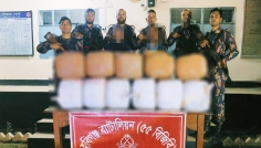 হবিগঞ্জে ১০০ কেজি ভারতীয় গাঁজা জব্দ, আটক ২