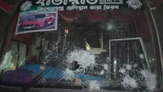 নরসিংদীতে বিএনপির নেতাকর্মীদের গাড়িবহরে হামলা, চালক আহত