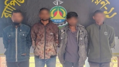 নারায়ণগঞ্জে চার মণ গাঁজা ও ফেনসিডিলসহ গ্রেপ্তার ৫