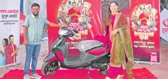 নগদে লেনদেন করে স্কুটি জিতে নিলেন ময়মনসিংহের সোহেল  