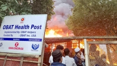 রোহিঙ্গা ক্যাম্পে আগুন, পুড়ে গেছে হাসপাতালসহ একাধিক স্থাপনা