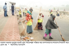 সমাবেশস্থল থেকে ১৪৮ টন বর্জ্য অপসারণ করল ডিএনসিসি  