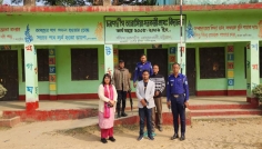 বোয়ালখালীতে সংসদ নির্বাচনের ভোটকেন্দ্র পরিদর্শনে ইউএনও