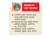 এনসিপিতে হঠাৎ ঝড় 