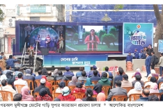 ভোটের গাড়ি সুপার ক্যারাভান মুন্সীগঞ্জে  