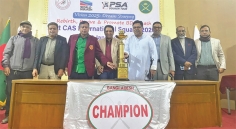 ঢাকায় দশ জাতির আন্তর্জাতিক স্কোয়াশ  