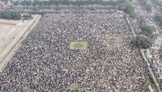 খালেদা জিয়ার জানাজা: জনসমুদ্র মানিক মিয়া অ্যাভিনিউ