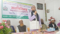 পীরগঞ্জে জামায়াত প্রার্থীর সঙ্গে সাংবাদিকদের মত বিনিময়