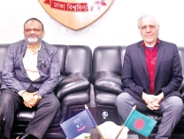 ঢাবি উপাচার্যের সঙ্গে আইইউবি প্রো-ভাইস চ্যান্সেলরের সাক্ষাৎ  