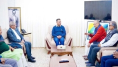 তারেক রহমানের সঙ্গে বাম গণতান্ত্রিক জোট নেতাদের বৈঠক