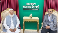জামায়াত আমিরের সঙ্গে ঢাবি ভিসির সৌজন্য সাক্ষাৎ
