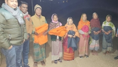 তীব্র শীতে মানবিকতার উষ্ণতা ছড়াল ‘ভয়েস অব ঝিনাইগাতী’