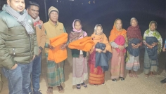 তীব্র শীতে মানবিকতার উষ্ণতা ছড়াল ‘ভয়েস অব ঝিনাইগাতী’