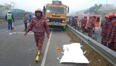 ঢাকা-মাওয়া এক্সপ্রেসওয়েতে বাস-ট্রাক সংঘর্ষে নিহত ১