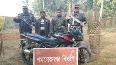 লালমনিরহাটে গরু চোরাচালানের চেষ্টাকালে আটক ২