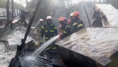 মুন্সীগঞ্জে অগ্নিকাণ্ডে ৬ বসতঘর পুড়ে ছাই