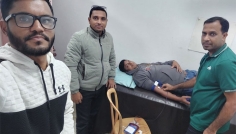 কলমের পাশাপাশি রক্তদানে মানবিক শেরপুরের সংবাদকর্মীরা