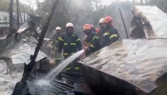 মুন্সীগঞ্জে অগ্নিকাণ্ডে ৬ বসতঘর পুড়ে ছাই