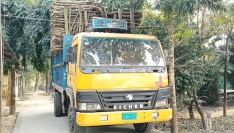 ঝিনাইগাতীতে একাধিক অবৈধ যানবাহন আটক, একাধিক মামলা