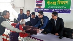 ঠাকুরগাঁওয়ে কর্মসংস্থান ব্যাংকের পক্ষ থেকে শীতবস্ত্র বিতরণ