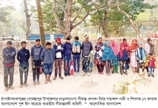 গোমস্তাপুর সীমান্তে ১৭ জনকে ঠেলে পাঠাল বিএসএফ  