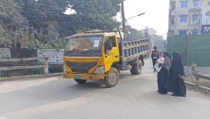 চাঁদপুরে অর্ধশত বছরের ভোগান্তির অবসান, সড়ক প্রশস্তের কাজ শুরু
