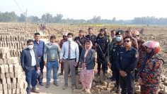 রংপুর চার ইটভাটায় ১৪ লক্ষ টাকা জরিমানা