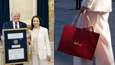 নোবেলের বিনিময়ে মাচাদোকে ব্যাগ উপহার দিলেন ট্রাম্প