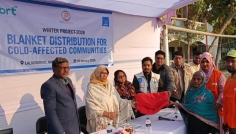 শীতার্ত ৫০০ পরিবারের শীতবস্ত্র বিতরণ