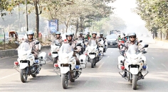 হর্নের বিরুদ্ধে মোটর শোভাযাত্রা  