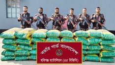 পাথর বোঝাই ট্রাক থেকে ভারতীয় জিরা জব্দ
