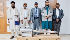 চাকসুর দাবিতে কেনা ফগিং মেশিন চবির কেন্দ্রীয় স্টোরে হস্তান্তর