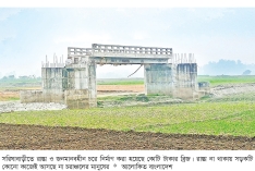 সরিষাবাড়ীতে রাস্তাবিহীন চরে কোটি টাকার ব্রিজ  