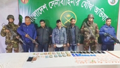 মাদারীপুরে বিপুল পরিমাণ মাদকসহ ৩ কারবারি গ্রেপ্তার