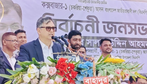 আ.লীগ রাজনৈতিক দল নয়, এটি ফ্যাসিবাদী শক্তি: সালাহউদ্দিন