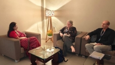 ইইউ নির্বাচন পর্যবেক্ষক দলের সঙ্গে রুমিন ফারহানার সাক্ষাৎ