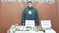 চাঁদপুরে অস্ত্রসহ বিএনপি নেতা সৈয়দ গ্রেপ্তার