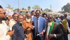 আরামবাড়িয়ায় ধানের শীষের আনুষ্ঠানিক প্রচারণা শুরু