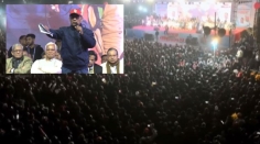 রংপুরে সভামঞ্চে তারেক রহমান