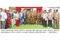 ত্রিশালে অলিম্পিক কমপ্লেক্সের ভিত্তিপ্রস্তর স্থাপন  