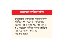 ঢাকা-ওয়াশিংটন বাণিজ্য চুক্তি ৯ ফেব্রুয়ারি  