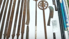 গজারিয়ায় বিপুল পরিমাণ দেশীয় অস্ত্র ও চকলেট বোমা উদ্ধার