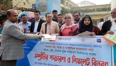 ঈশ্বরগঞ্জে সহিংসতামুক্ত নির্বাচনের লক্ষ্যে ‘সম্প্রীতির পদচারণা’