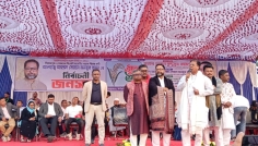 কাউখালীতে ধানের শীষের শেষ নির্বাচনী জনসভা অনুষ্ঠিত