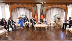 প্রধান উপদেষ্টার সঙ্গে তুরস্কের নির্বাচনী পর্যবেক্ষক দলের সৌজন্য সাক্ষাৎ