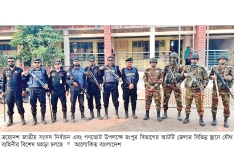 জাতীয় সংসদ নির্বাচন : রংপুরে যৌথ বাহিনীর বিশেষ মহড়া  