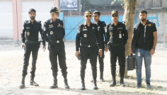 রাজবাড়ীর বিভিন্ন ভোটকেন্দ্র পরিদর্শনে র‌্যাব-১০, ড্রোনে নজরদারি