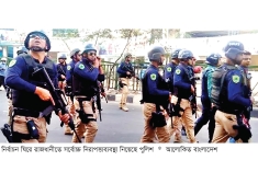 নির্বাচন ঘিরে ঢাকায় সর্বোচ্চ সতর্কতায় পুলিশের স্পেশাল ইউনিট  